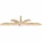Ekena Millwork Redmond Rough Sawn Timber Gable Bracket, Douglas Fir, 84"W x 24"H x 4"D x 4"F, 7/12 Pitch GBW084X24X0404RED00RDF - alternate 2